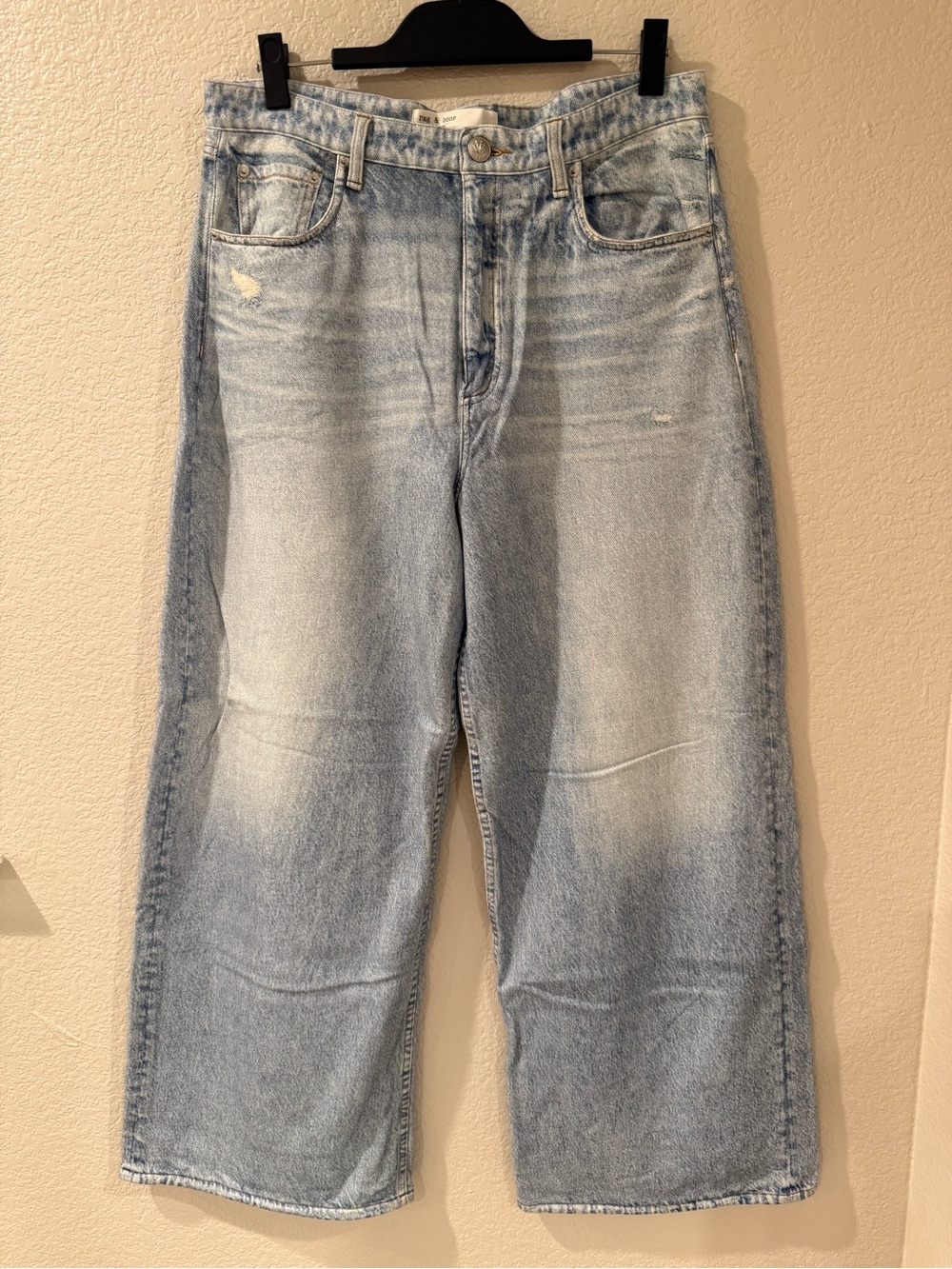 rag & bone Sofie Miramar Light Blue Relaxed Jeans